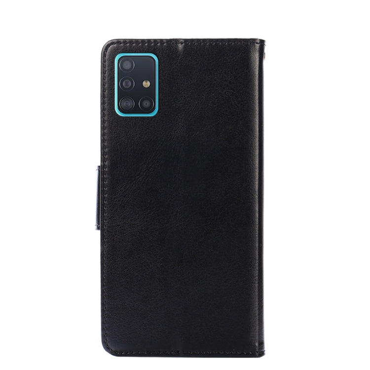 For Samsung Galaxy A41 Crystal Texture Horizontal Flip Leather Case with Holder & Card Slots & Wallet