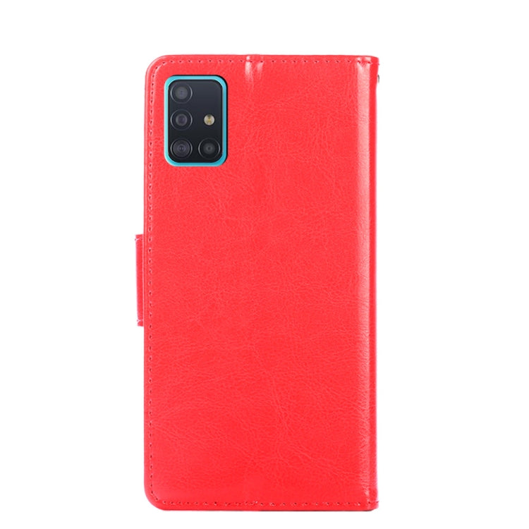 For Samsung Galaxy A41 Crystal Texture Horizontal Flip Leather Case with Holder & Card Slots & Wallet