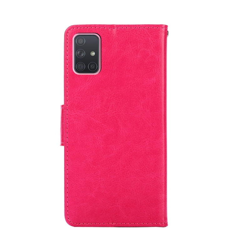 For Samsung Galaxy A71 4G Crystal Texture Horizontal Flip Leather Case with Holder & Card Slots & Wallet