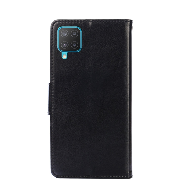 For Samsung Galaxy F12 / M12 Crystal Texture Horizontal Flip Leather Case with Holder & Card Slots & Wallet