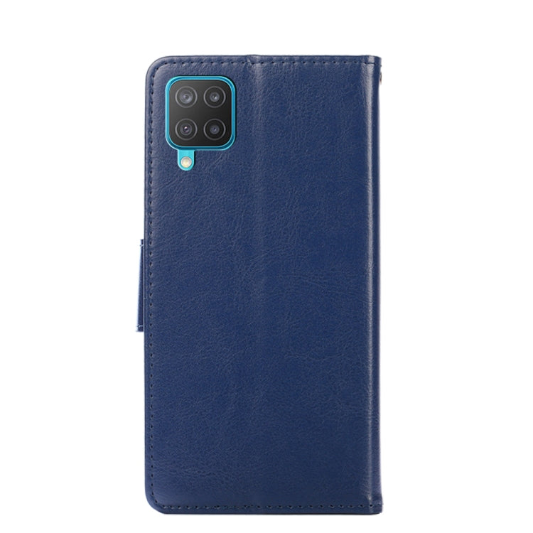 For Samsung Galaxy F12 / M12 Crystal Texture Horizontal Flip Leather Case with Holder & Card Slots & Wallet