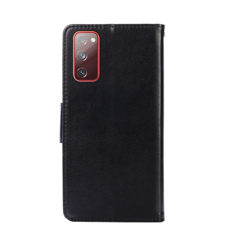 For Samsung Galaxy S21 FE 5G Crystal Texture Horizontal Flip Leather Case with Holder & Card Slots & Wallet