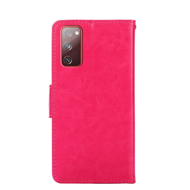 For Samsung Galaxy S21 FE 5G Crystal Texture Horizontal Flip Leather Case with Holder & Card Slots & Wallet