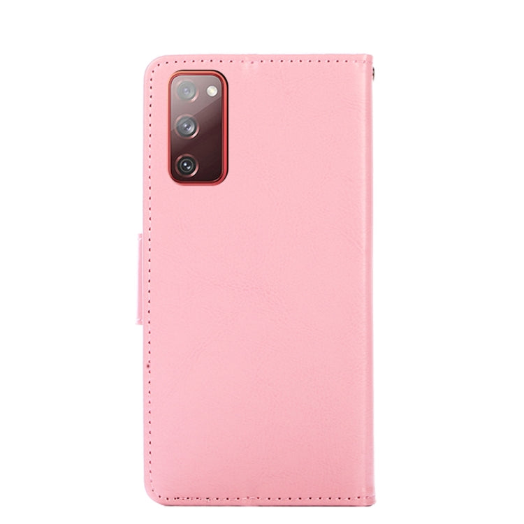 For Samsung Galaxy S21 FE 5G Crystal Texture Horizontal Flip Leather Case with Holder & Card Slots & Wallet