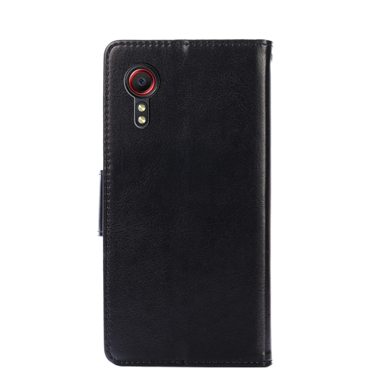 For Samsung Galaxy Xcover 5 Crystal Texture Horizontal Flip Leather Case with Holder & Card Slots & Wallet