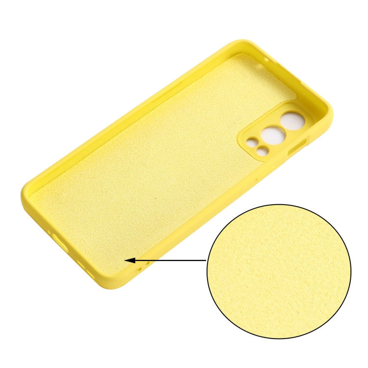 For OnePlus Nord 2 5G Solid Color Liquid Silicone Shockproof Full Coverage Protective Case