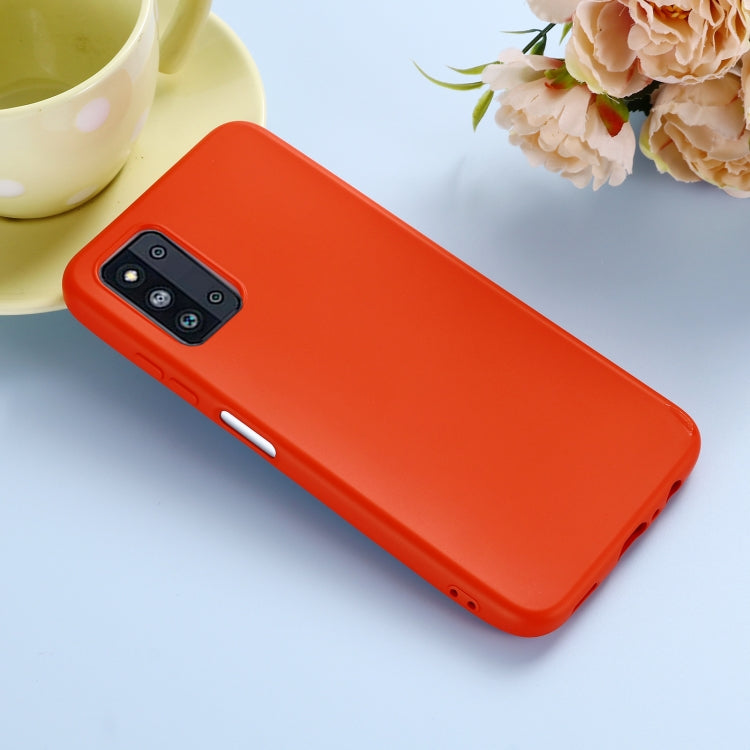 For Samsung Galaxy F52 5G Solid Color Liquid Silicone Shockproof Full Coverage Protective Case