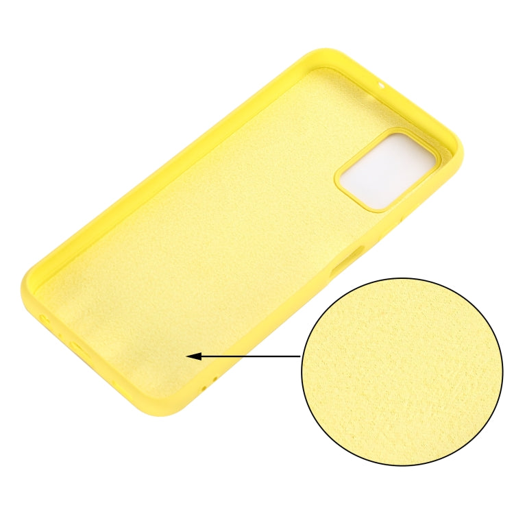 For Samsung Galaxy F52 5G Solid Color Liquid Silicone Shockproof Full Coverage Protective Case