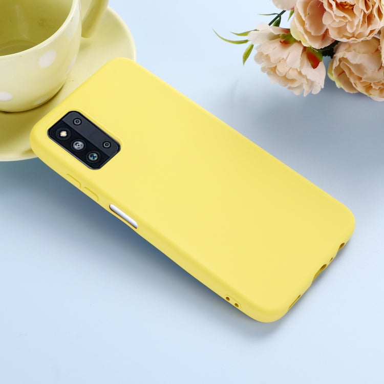For Samsung Galaxy F52 5G Solid Color Liquid Silicone Shockproof Full Coverage Protective Case