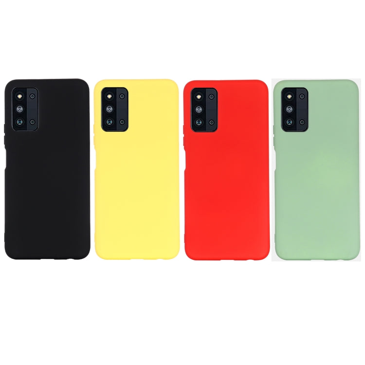 For Samsung Galaxy F52 5G Solid Color Liquid Silicone Shockproof Full Coverage Protective Case