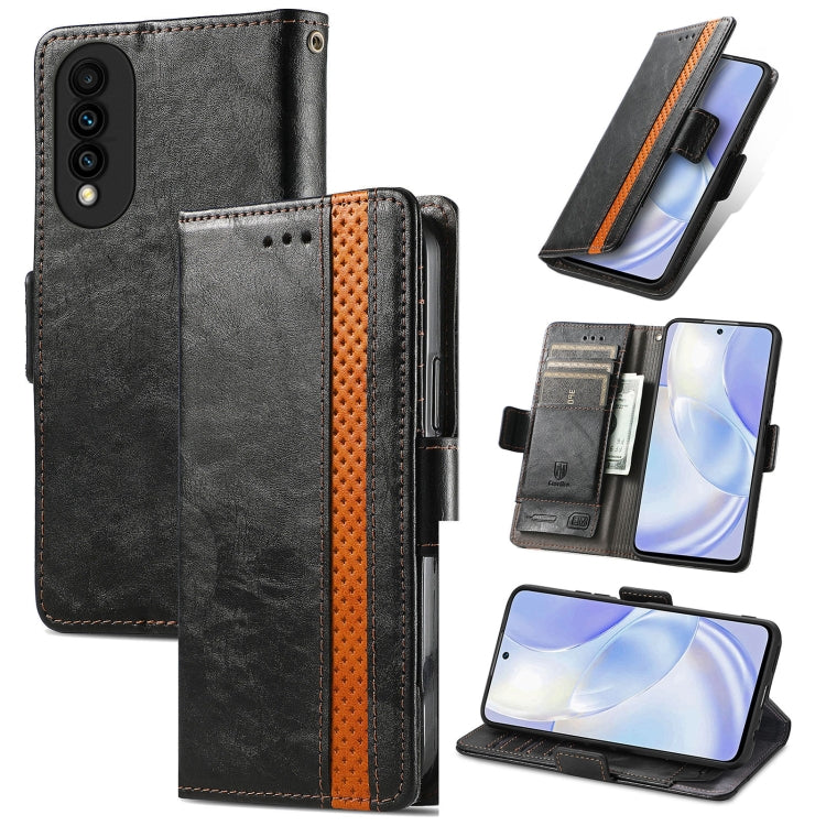 For Huawei nova 8 SE Youth CaseNeo Business Splicing Dual Magnetic Buckle Horizontal Flip PU Leather Case with Holder & Card Slots & Wallet