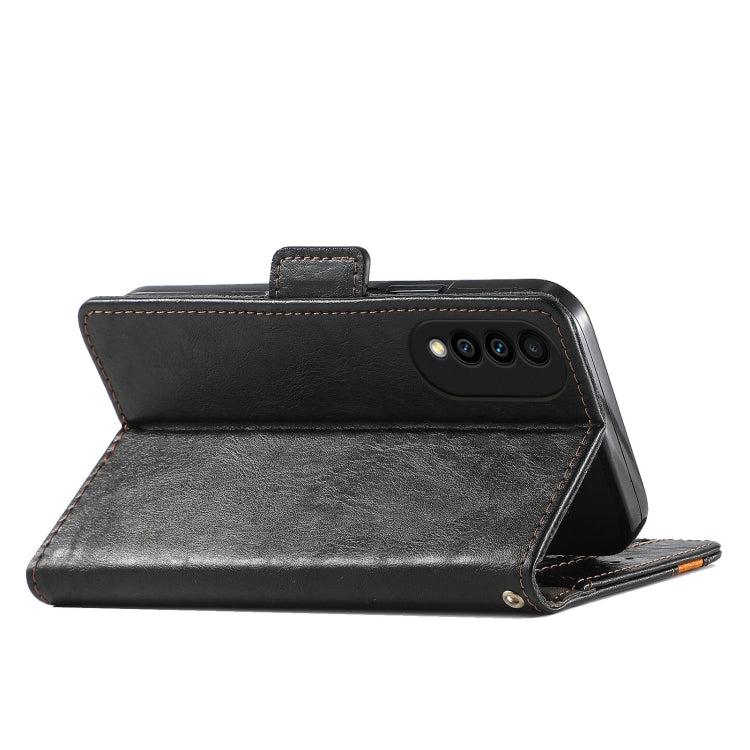 For Huawei nova 8 SE Youth CaseNeo Business Splicing Dual Magnetic Buckle Horizontal Flip PU Leather Case with Holder & Card Slots & Wallet