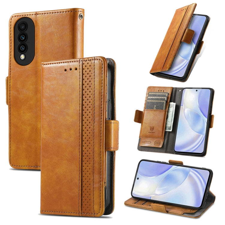 For Huawei nova 8 SE Youth CaseNeo Business Splicing Dual Magnetic Buckle Horizontal Flip PU Leather Case with Holder & Card Slots & Wallet