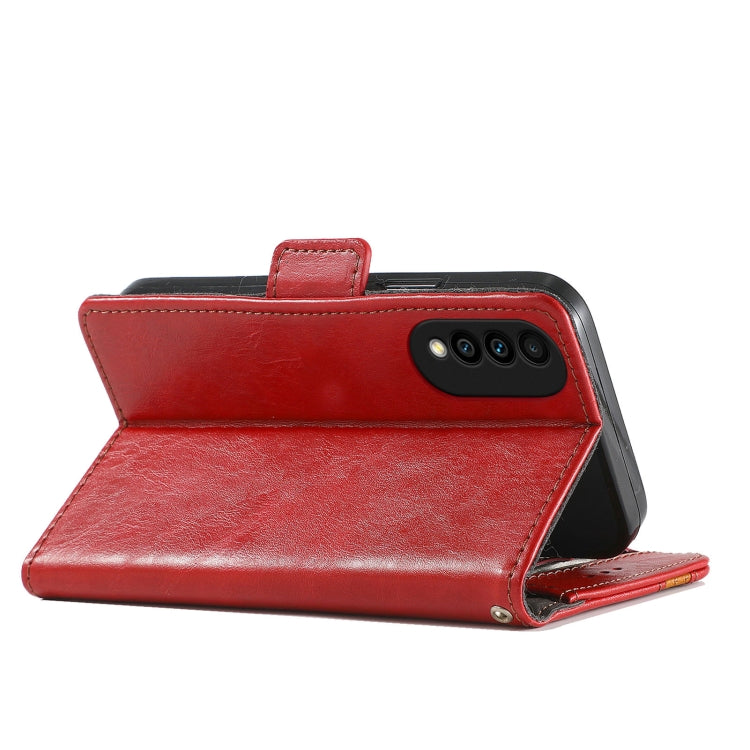 For Huawei nova 8 SE Youth CaseNeo Business Splicing Dual Magnetic Buckle Horizontal Flip PU Leather Case with Holder & Card Slots & Wallet