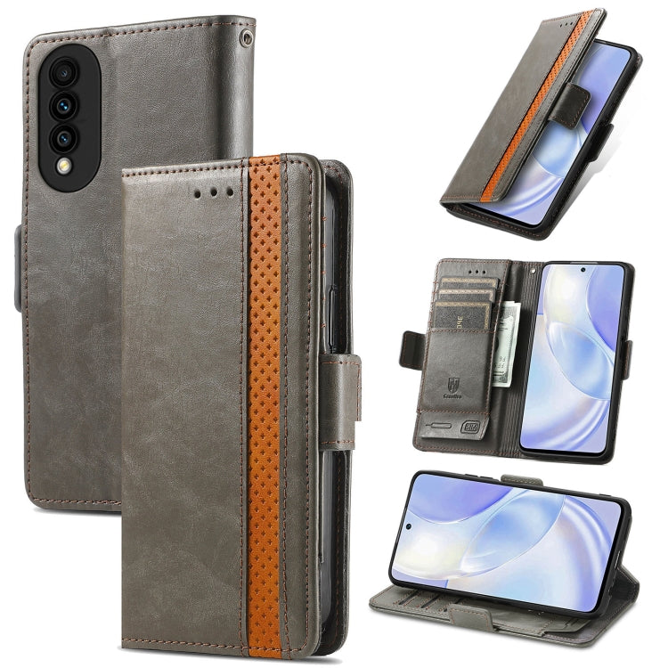 For Huawei nova 8 SE Youth CaseNeo Business Splicing Dual Magnetic Buckle Horizontal Flip PU Leather Case with Holder & Card Slots & Wallet