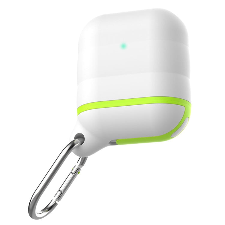For Apple AirPods 1 / 2 Wireless Earphone Waterproof Silicone Protective Case with Hook