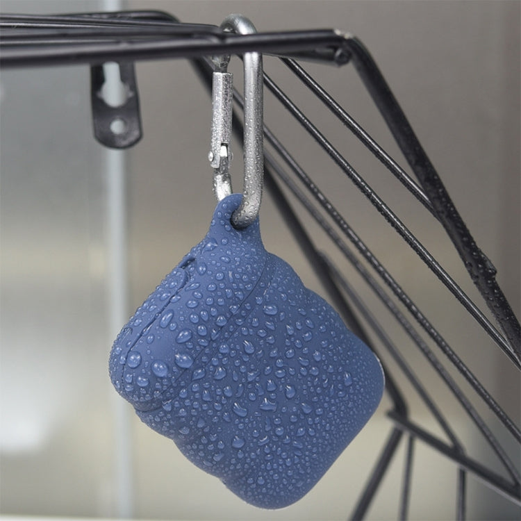 For Apple AirPods 1 / 2 Wireless Earphone Waterproof Silicone Protective Case with Hook