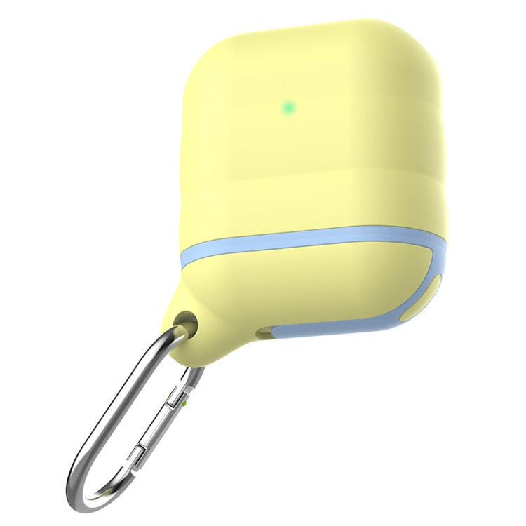 For Apple AirPods 1 / 2 Wireless Earphone Waterproof Silicone Protective Case with Hook