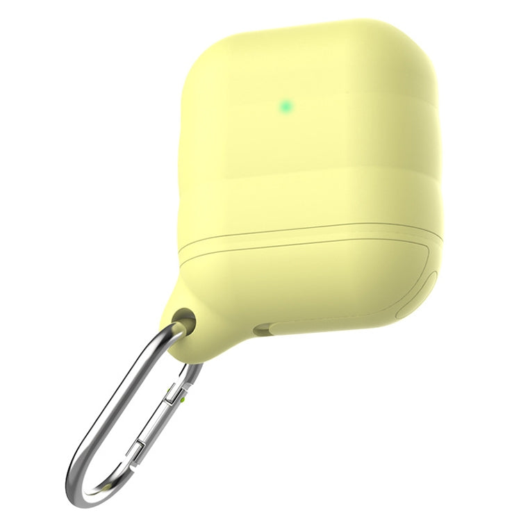 For Apple AirPods 1 / 2 Wireless Earphone Waterproof Silicone Protective Case with Hook