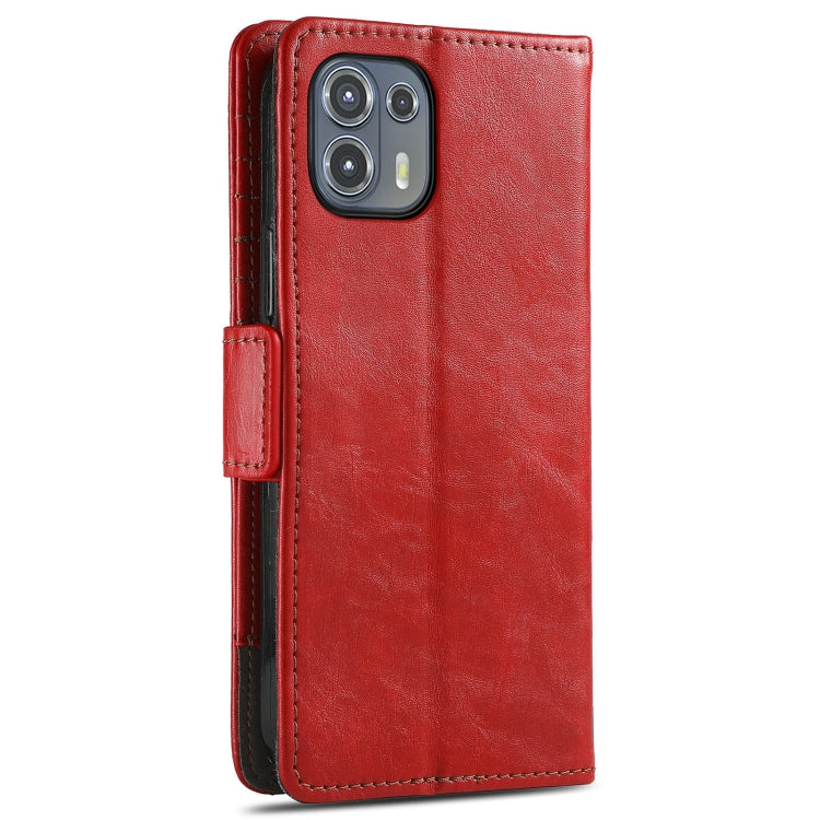 For Motorola Edge 20 Lite CaseNeo Business Splicing Dual Magnetic Buckle Horizontal Flip PU Leather Case with Holder & Card Slots & Wallet