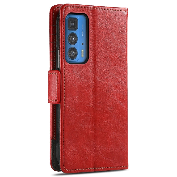 For Motorola Edge 20 Pro CaseNeo Business Splicing Dual Magnetic Buckle Horizontal Flip PU Leather Case with Holder & Card Slots & Wallet