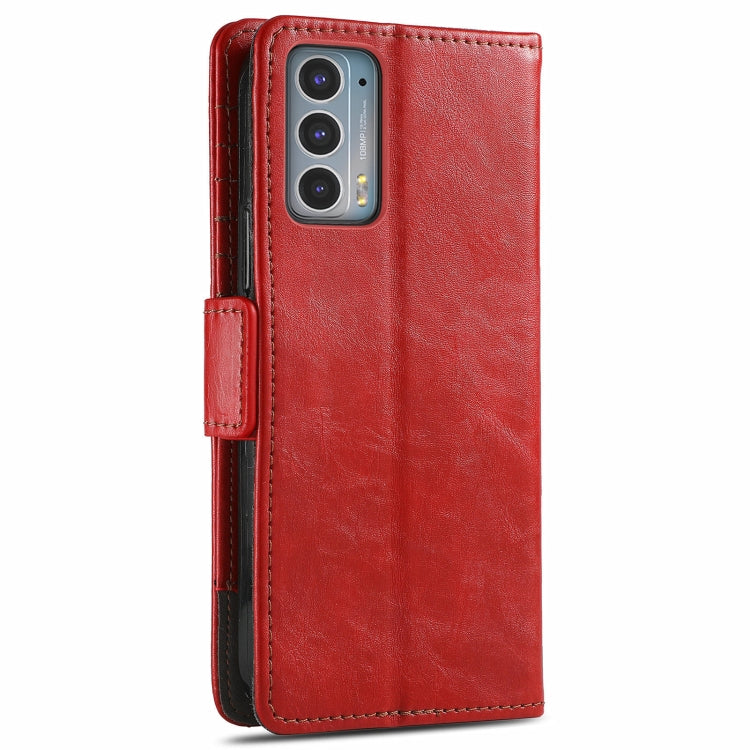 For Motorola Edge 20 CaseNeo Business Splicing Dual Magnetic Buckle Horizontal Flip PU Leather Case with Holder & Card Slots & Wallet