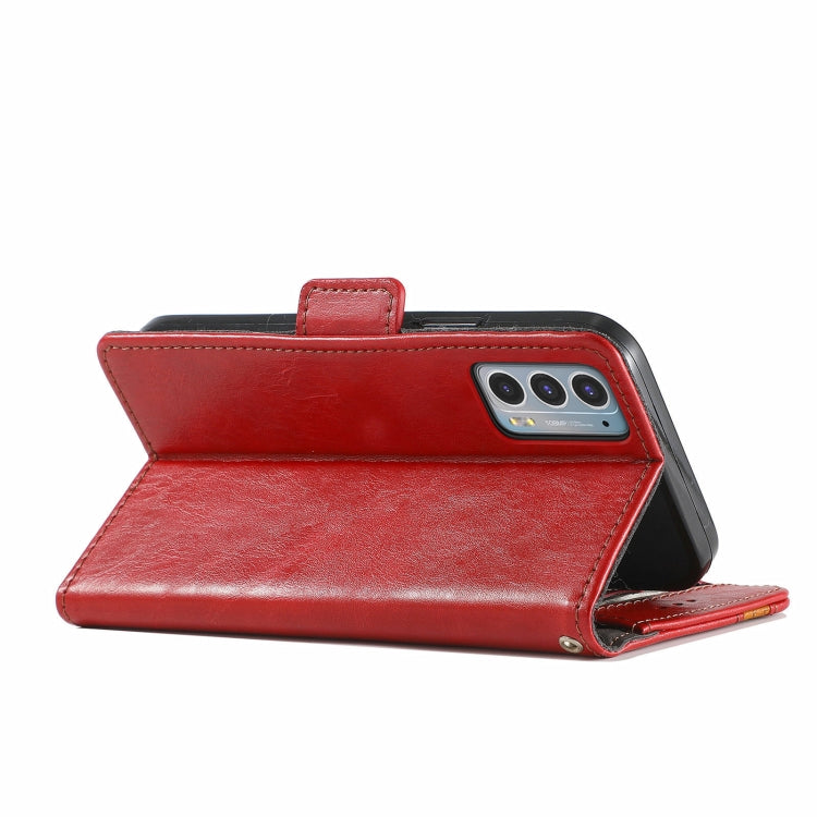 For Motorola Edge 20 CaseNeo Business Splicing Dual Magnetic Buckle Horizontal Flip PU Leather Case with Holder & Card Slots & Wallet