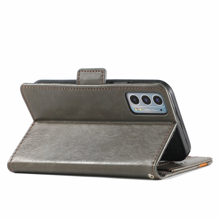For Motorola Edge 20 CaseNeo Business Splicing Dual Magnetic Buckle Horizontal Flip PU Leather Case with Holder & Card Slots & Wallet