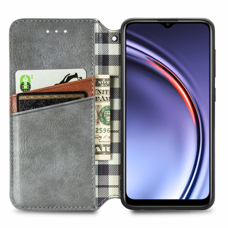 For Huawei Maimang 10 SE Cubic Grid Pressed Horizontal Flip Magnetic PU Leather Case with Holder & Card Slots & Wallet