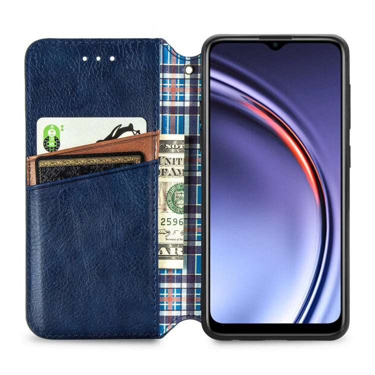 For Huawei Maimang 10 SE Cubic Grid Pressed Horizontal Flip Magnetic PU Leather Case with Holder & Card Slots & Wallet