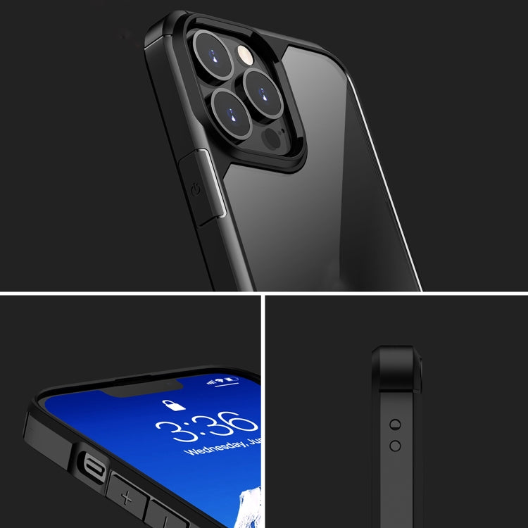 For iPhone 13 Pro Max iPAKY Royal Armor Shockproof TPU + Clear PC Protective Case