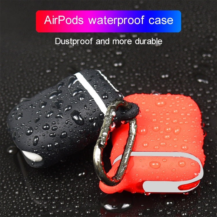 For Apple AirPods 1 / 2 Wireless Earphone Waterproof Silicone Protective Case