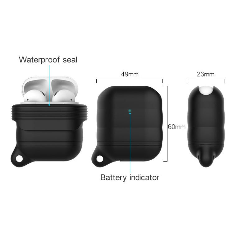 For Apple AirPods 1 / 2 Wireless Earphone Waterproof Silicone Protective Case