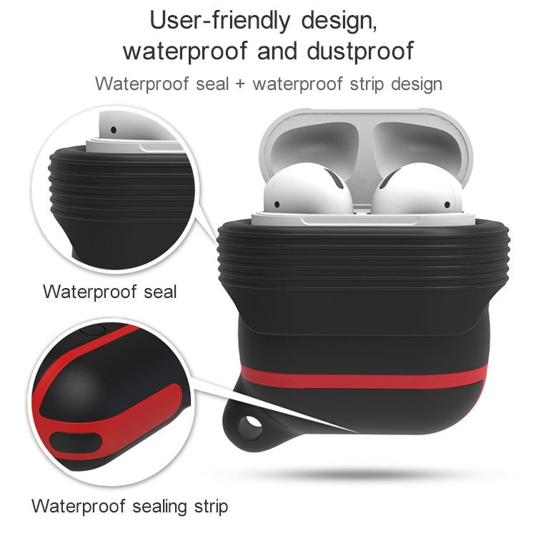 For Apple AirPods 1 / 2 Wireless Earphone Waterproof Silicone Protective Case