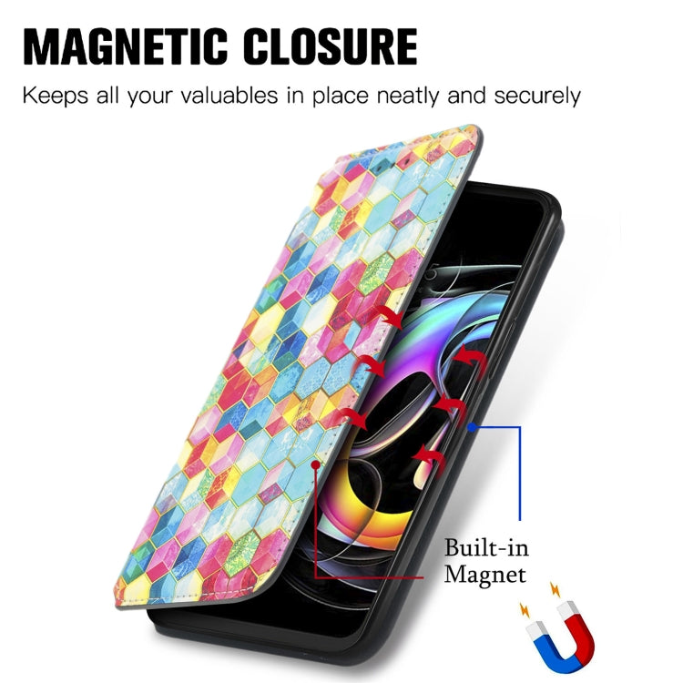 For Motorola Edge 20 Lite Colorful Magnetic Horizontal Flip PU Leather Case with Holder & Card Slot & Wallet