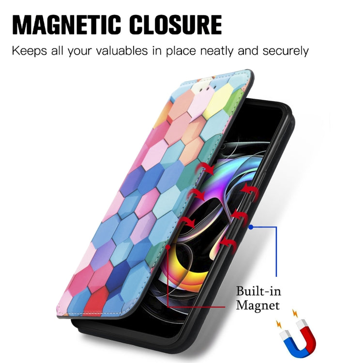 For Motorola Edge 20 Lite Colorful Magnetic Horizontal Flip PU Leather Case with Holder & Card Slot & Wallet