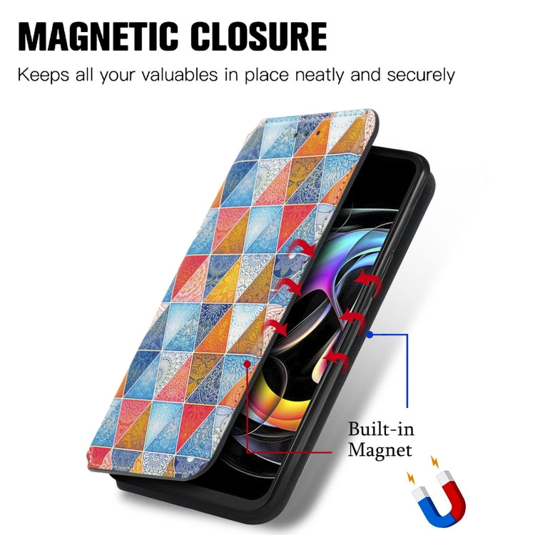 For Motorola Edge 20 Lite Colorful Magnetic Horizontal Flip PU Leather Case with Holder & Card Slot & Wallet
