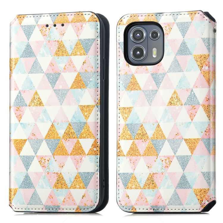 For Motorola Edge 20 Lite Colorful Magnetic Horizontal Flip PU Leather Case with Holder & Card Slot & Wallet