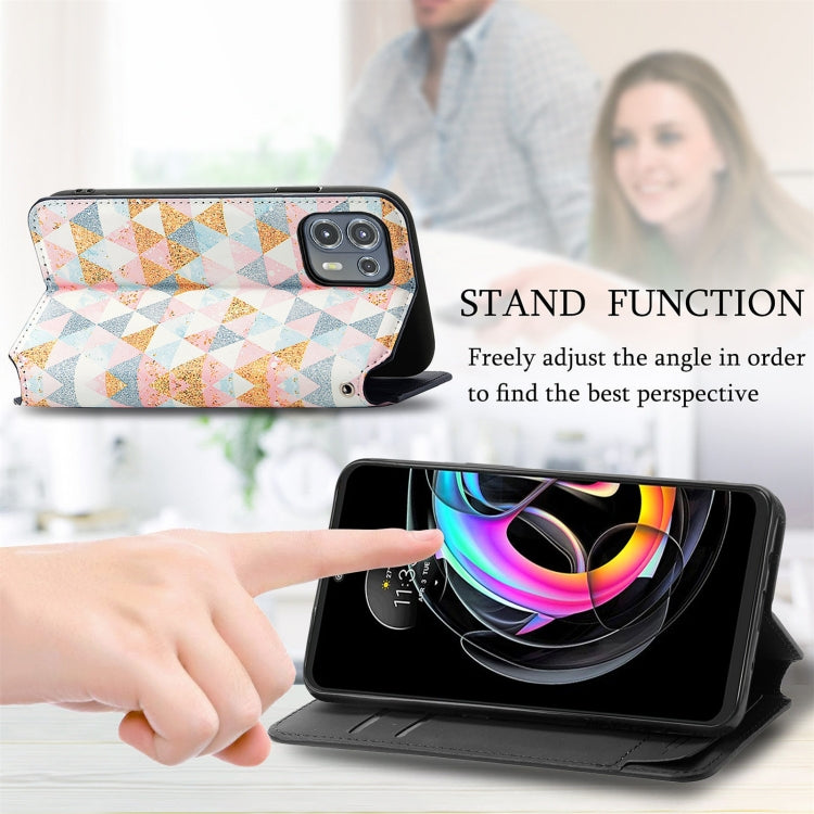 For Motorola Edge 20 Lite Colorful Magnetic Horizontal Flip PU Leather Case with Holder & Card Slot & Wallet