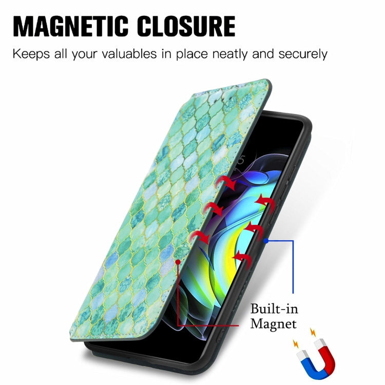 For Motorola Edge 20 Colorful Magnetic Horizontal Flip PU Leather Case with Holder & Card Slot & Wallet