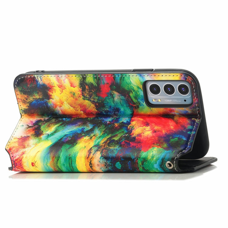 For Motorola Edge 20 Colorful Magnetic Horizontal Flip PU Leather Case with Holder & Card Slot & Wallet