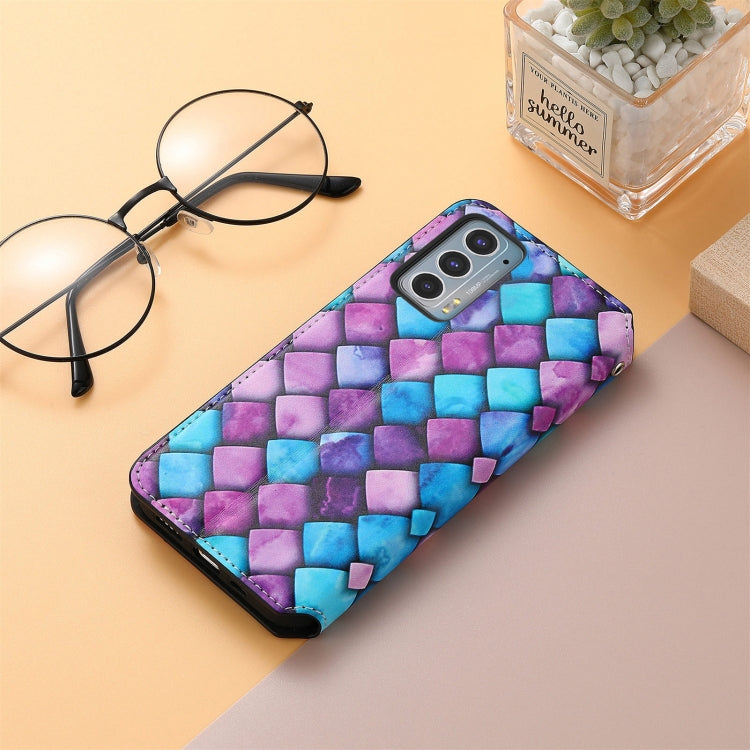 For Motorola Edge 20 Colorful Magnetic Horizontal Flip PU Leather Case with Holder & Card Slot & Wallet