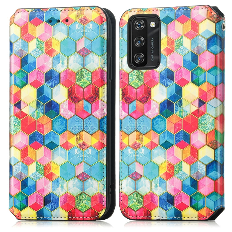 For Blackview A100 Colorful Magnetic Horizontal Flip PU Leather Case with Holder & Card Slot & Wallet