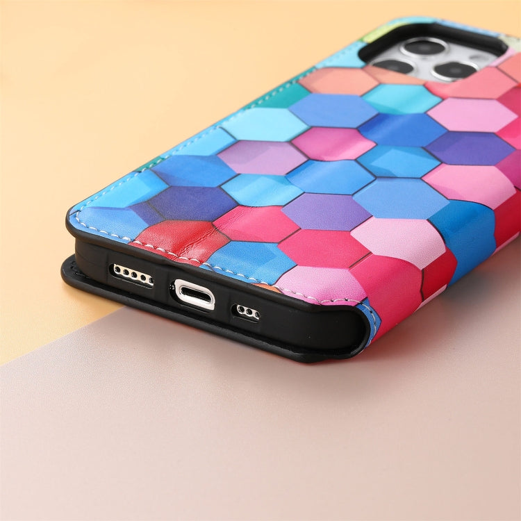 For Blackview A100 Colorful Magnetic Horizontal Flip PU Leather Case with Holder & Card Slot & Wallet