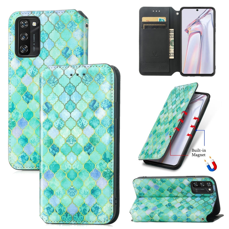 For Blackview A100 Colorful Magnetic Horizontal Flip PU Leather Case with Holder & Card Slot & Wallet