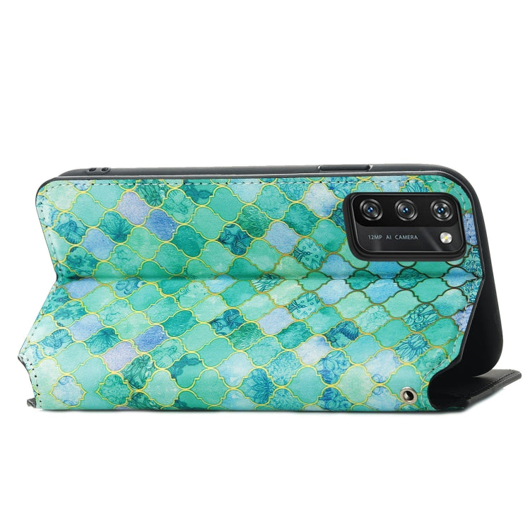 For Blackview A100 Colorful Magnetic Horizontal Flip PU Leather Case with Holder & Card Slot & Wallet