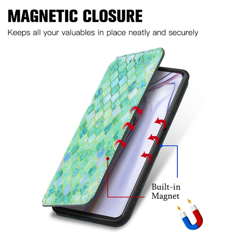 For Blackview A100 Colorful Magnetic Horizontal Flip PU Leather Case with Holder & Card Slot & Wallet