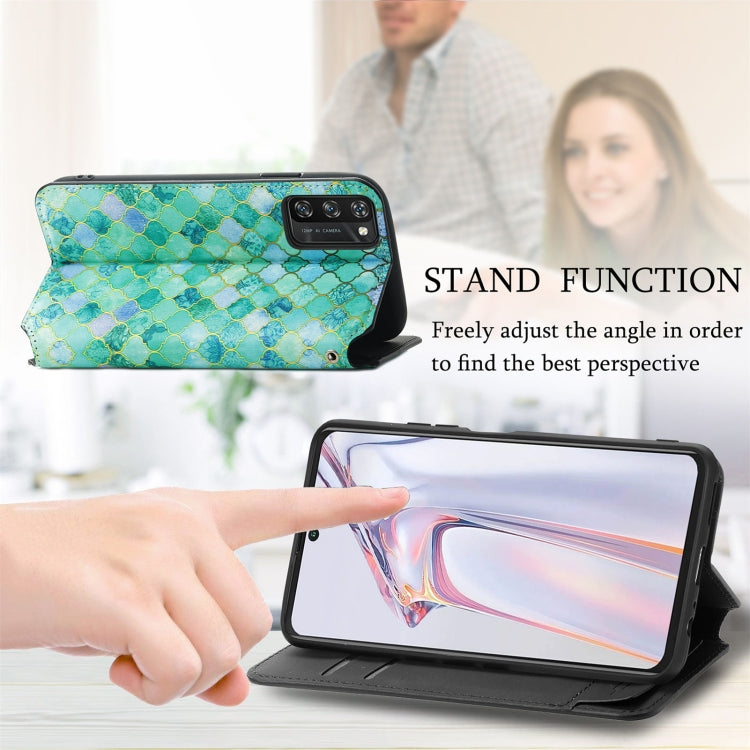For Blackview A100 Colorful Magnetic Horizontal Flip PU Leather Case with Holder & Card Slot & Wallet