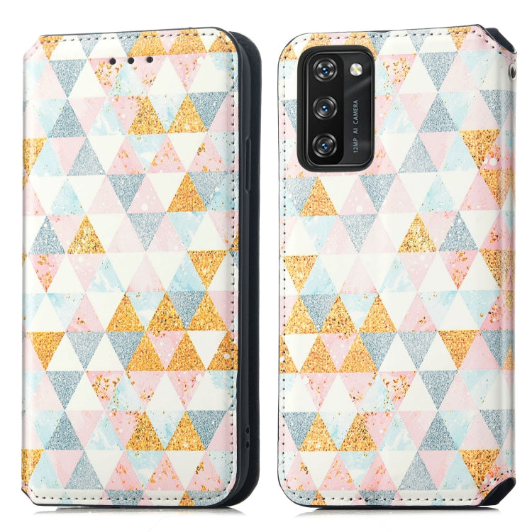 For Blackview A100 Colorful Magnetic Horizontal Flip PU Leather Case with Holder & Card Slot & Wallet