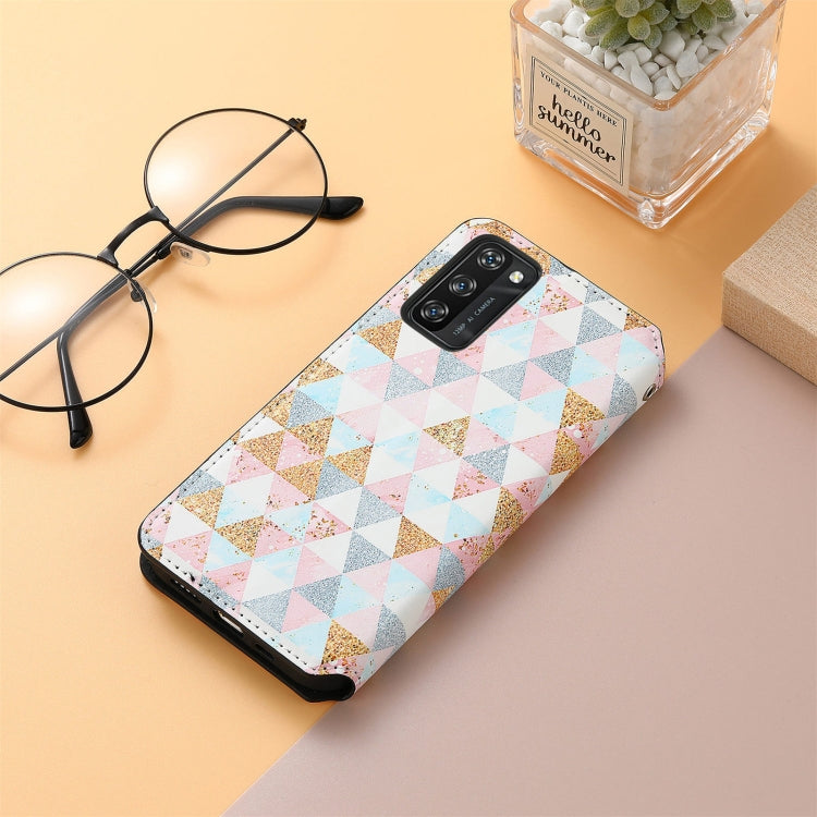 For Blackview A100 Colorful Magnetic Horizontal Flip PU Leather Case with Holder & Card Slot & Wallet